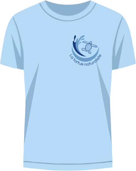 T-shirt de l'association « La tortue naturaliste »
