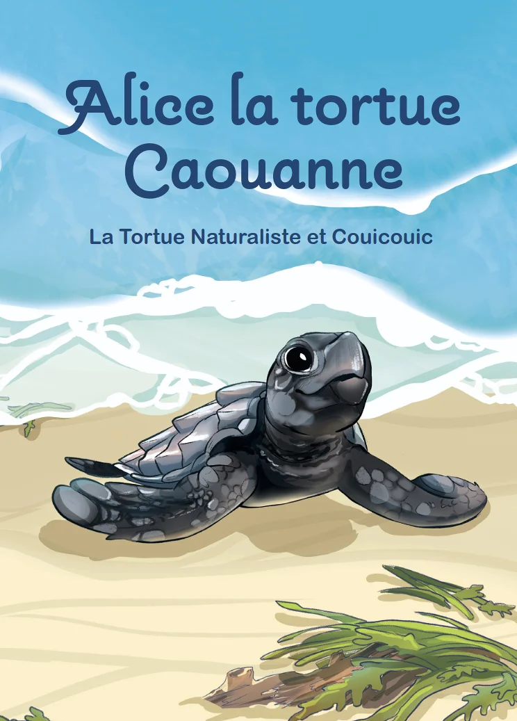 Couverture du livre « Alice la tortue Caouanne »